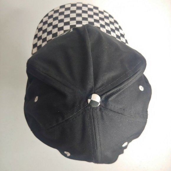 Vintage Nissin C&M Pallets New Orleans LA Checkered Black White Cap Retro Hat - Picture 3 of 12